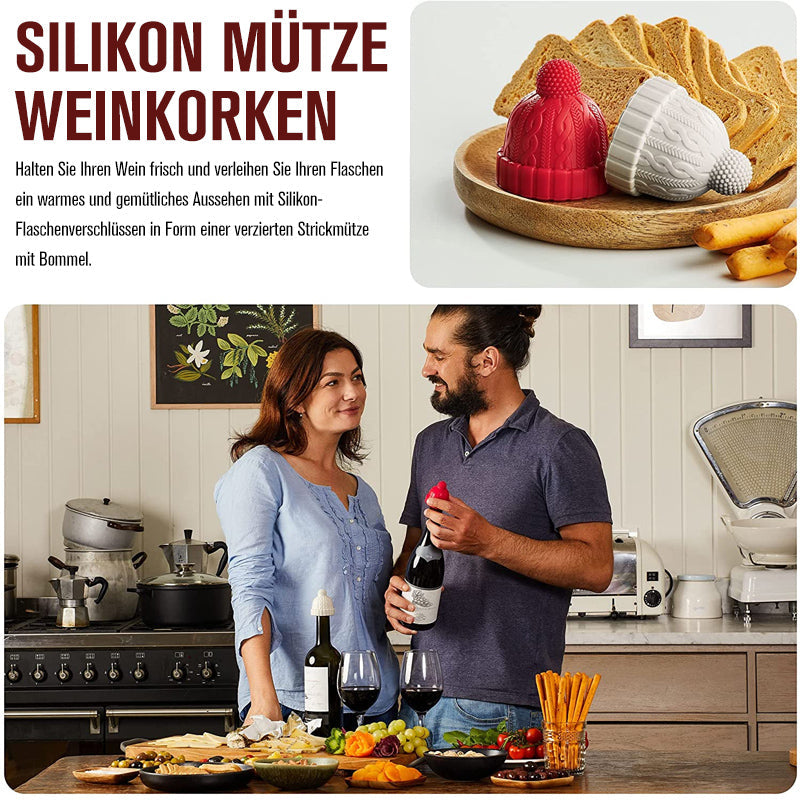 Kreativer Hut Silikon-Weinflaschenstopper | Brehn