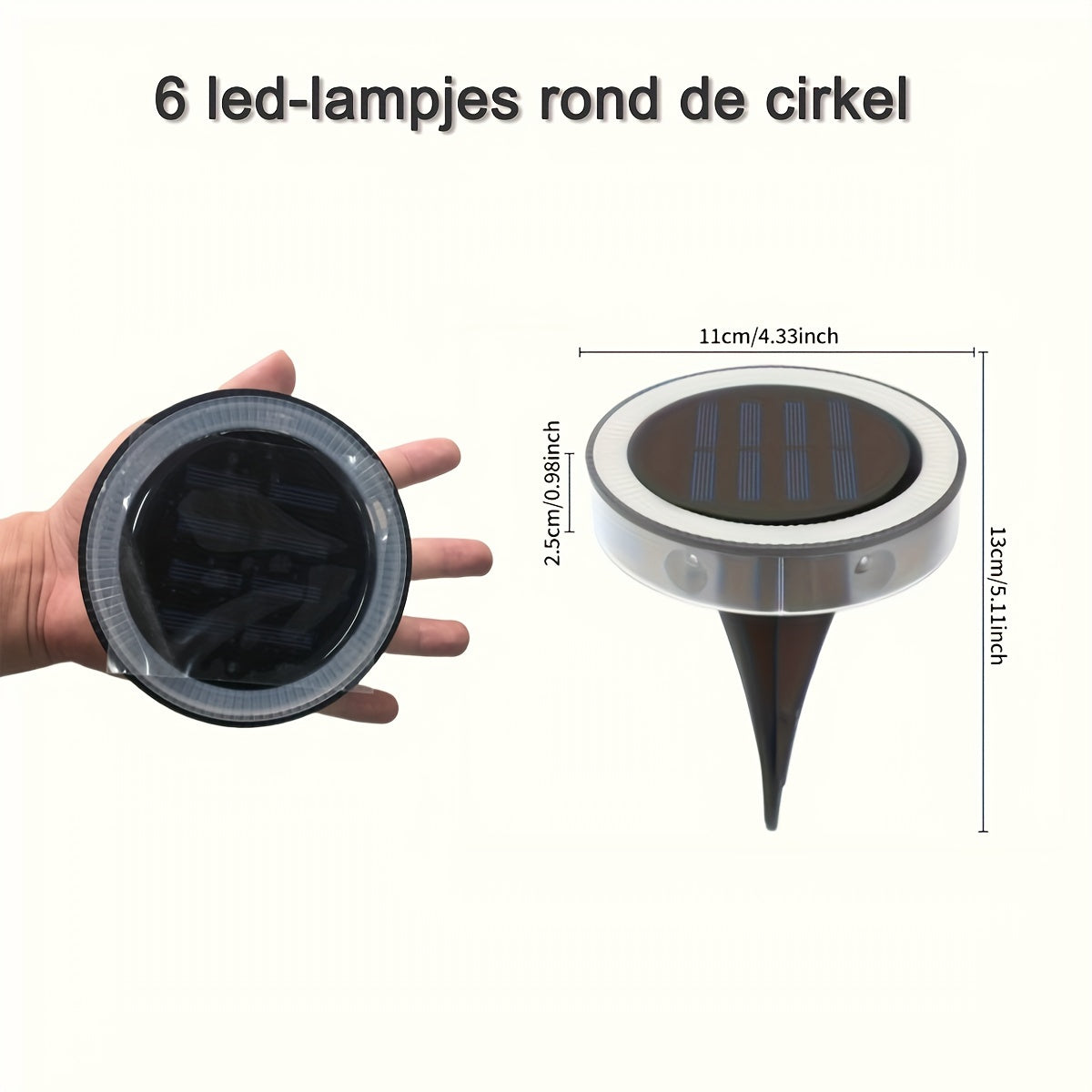 SolarGlow – 6 LED Gartenbeleuchtung Außen | Brehn