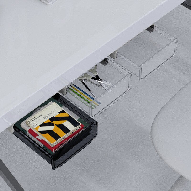 Brehn | Bürofriendly Selbstklebender Versteckter Transparenter Schublade