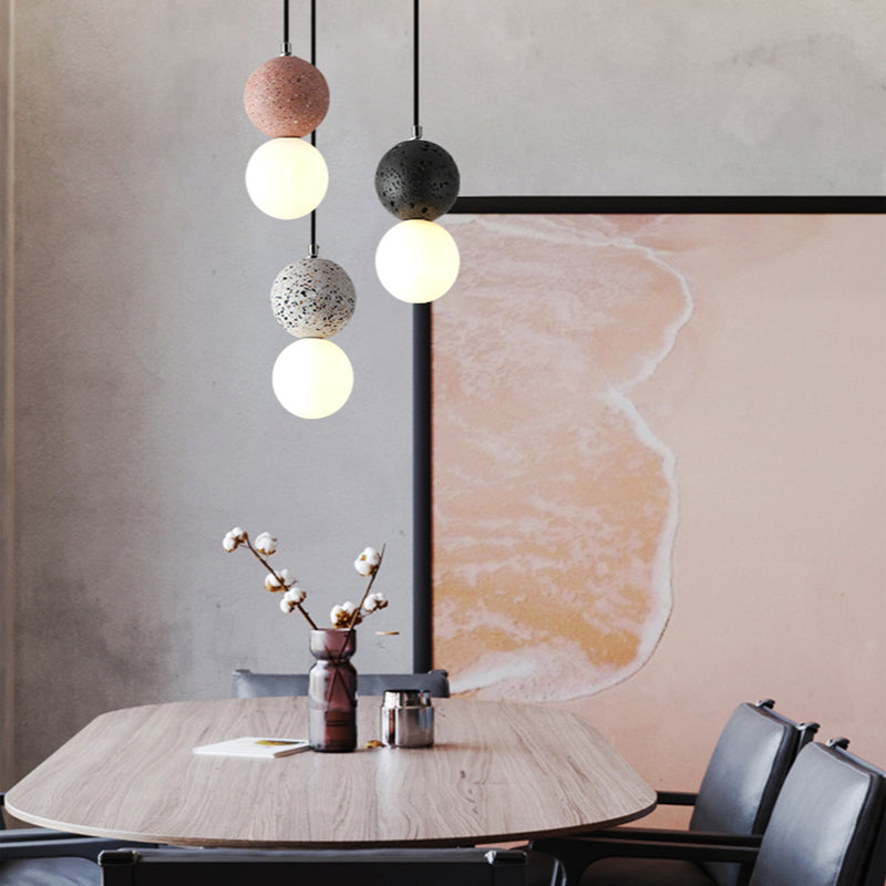 Brehn | Aurora Glow - Luxe LED Pendelleuchte in Schwarz/Weiß