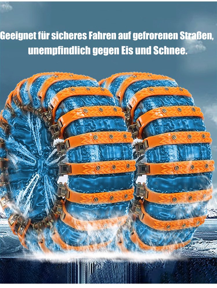 Rutschfeste Stahlkette | Ultimativer Autoschutz | Brehn