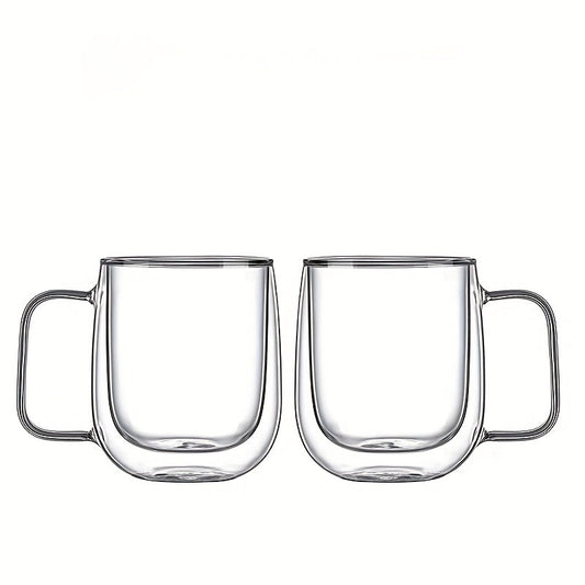 ThermoSip Doppelwandige Glastasse – Borosilikatglas, Hitzebeständig & Elegant | Brehn