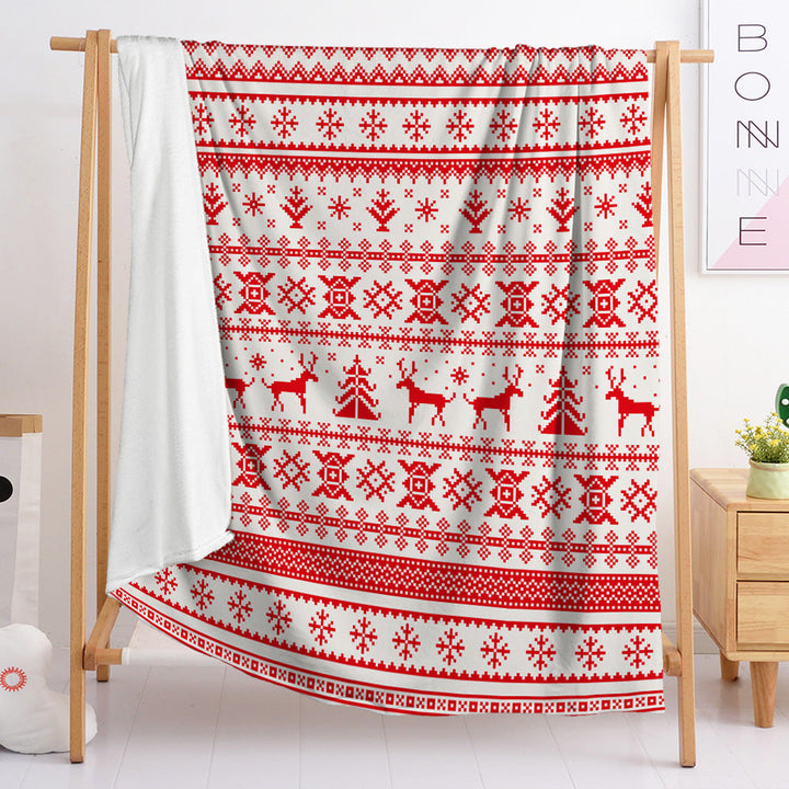 Brehn | Weihnachten 3D Digitaldruck Flanelldecke