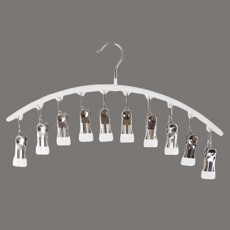 Leggings-Organizer Kleiderbügel mit Gummi-Clips | Brehn