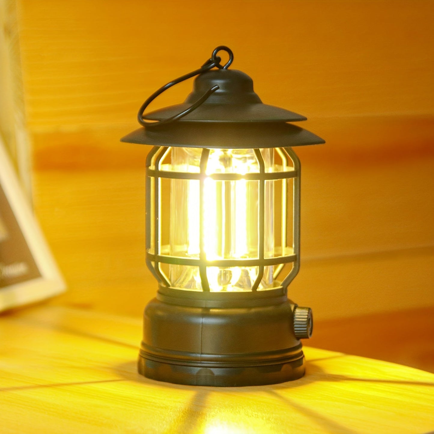 RetroGlow Lampe – Dimmbares Aufladbares LED Außenbeleuchtung | Brehn