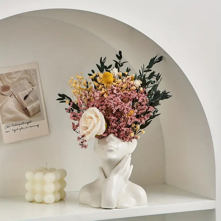 Einzigartige und Moderne Keramikvase, Dekorative Blumenvase für Wohnzimmer und Büro" | Brehn