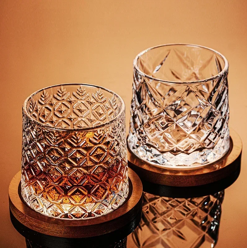 WhiskeySpin - Premium rotierendes Whiskeyglas Brehn