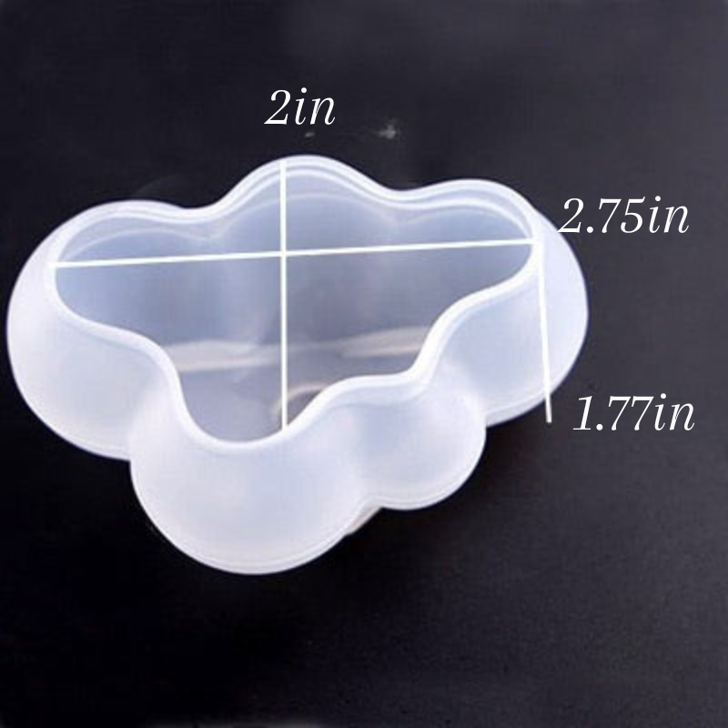 3D Wolkenformform Silikonform für Lebensmittelgestaltung | Brehn