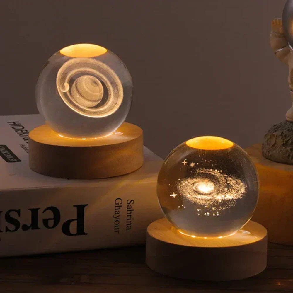 Brehn | 3D Gravierte Kristallsphäre - Celestia