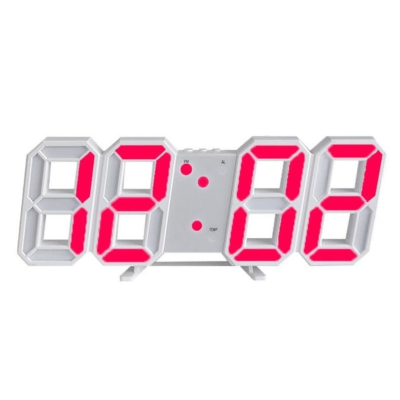 GlowLuxe - Stilvolle 3D LED Wand Uhr | Brehn