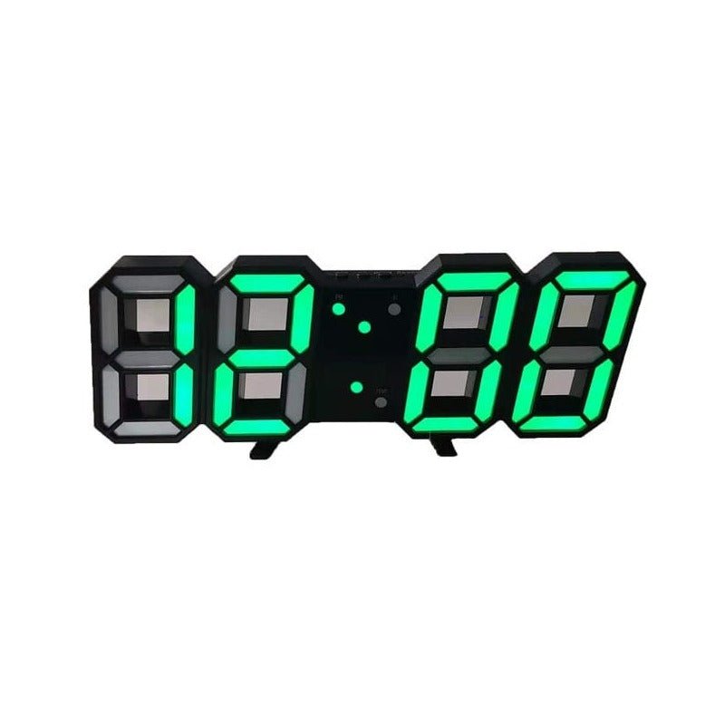 Digitale 3D-LED-Wanduhr – Modernes Design mit Dimmfunktion und optimaler Ablesbarkeit