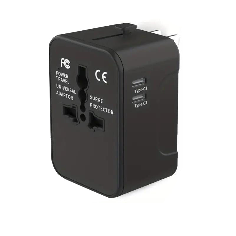 Universeller Reiseadapter mit dualen USB-Anschlüssen | Brehn