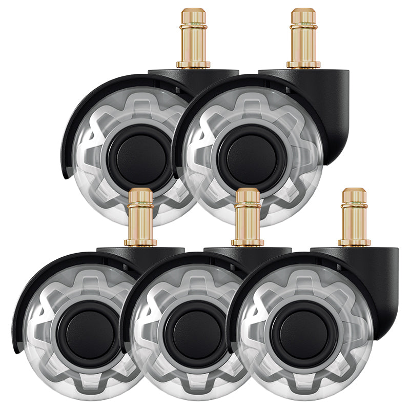 5 Stück BürostuhlRollen Drehstuhlrollen 10mm x 22mm | Brehn