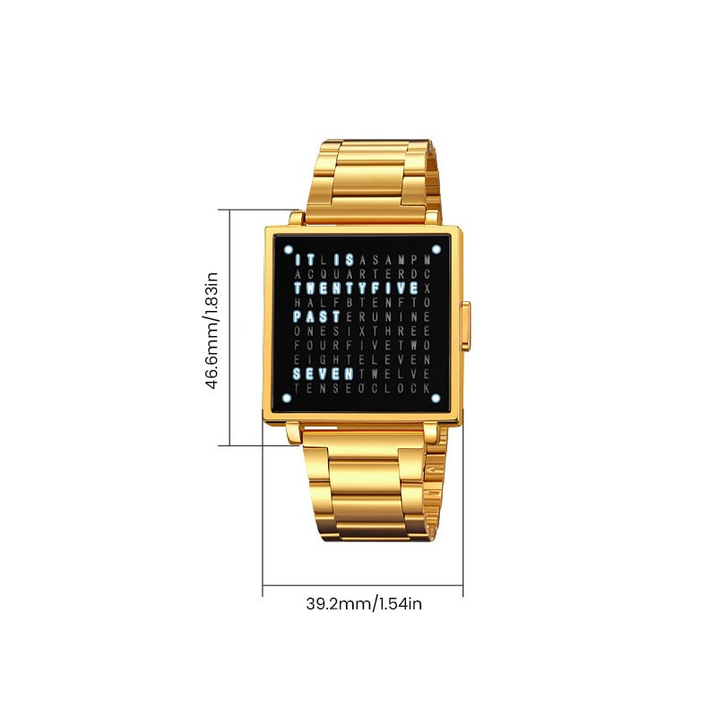 Brehn | Kreative Feinstahl Unisex-Uhr