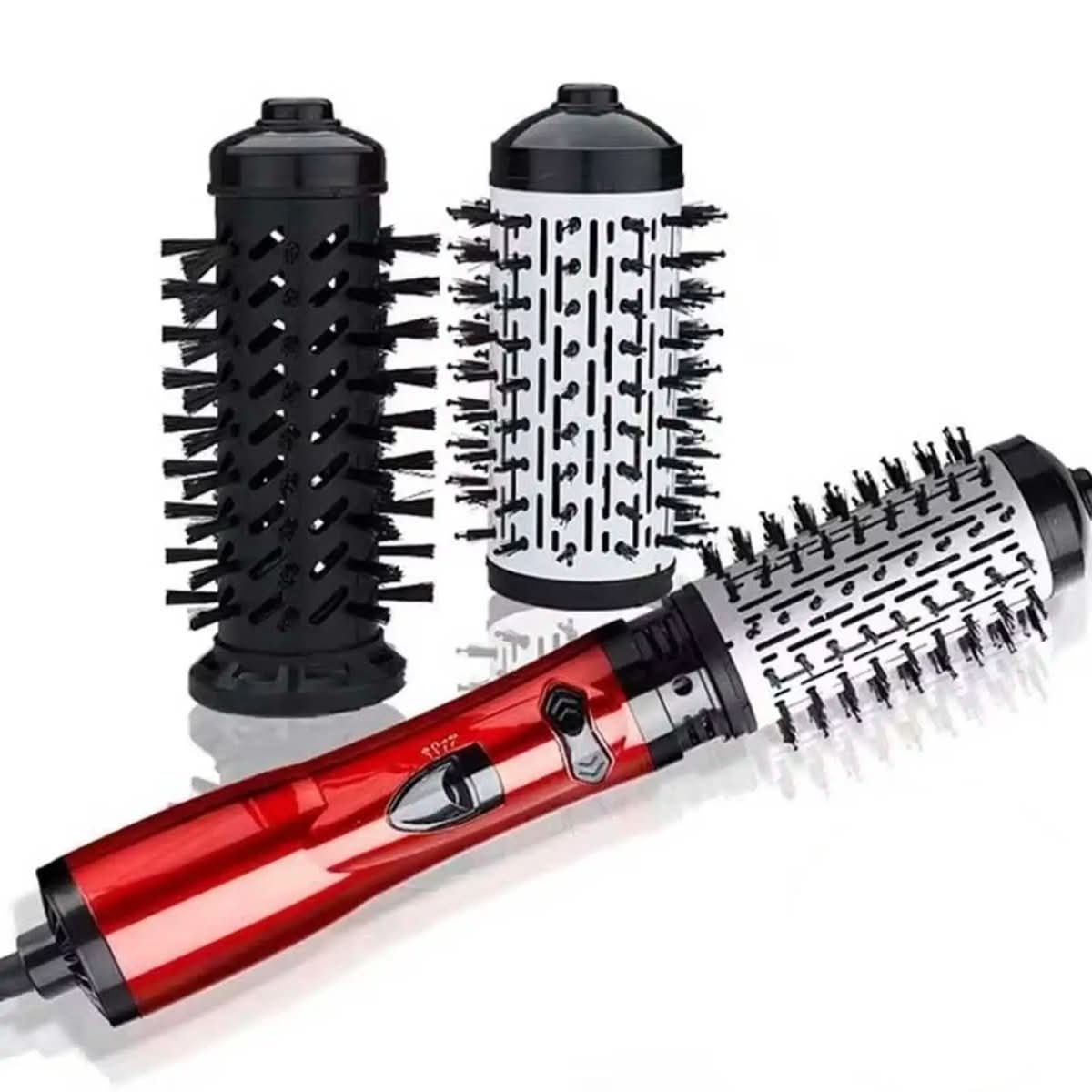 Elektrischer 3-in-1-Haarstyler mit Föhn-, Bürsten- und Lockenstabfunktion