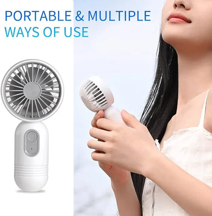 USB wiederaufladbarer Mini tragbarer Ventilator mit 3 Geschwindigkeiten | Brehn