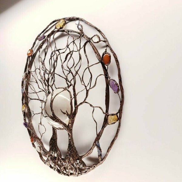 Circle Of Life-Metallbaum Wandkunst | Brehn