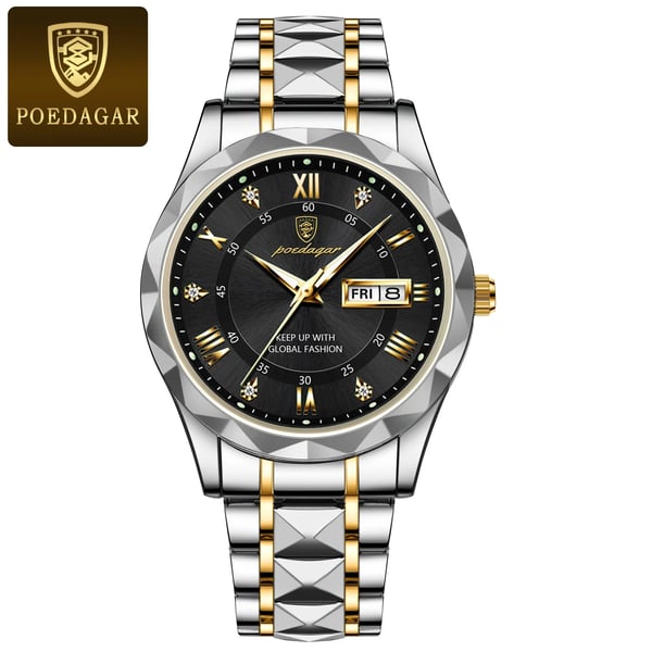 Wasserdichte Luxus-Herrenarmbanduhr einer Top-Marke mit Leuchtfunktion
