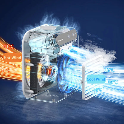 Tragbarer Mini-USB-Luftkühler mit wiederaufladbarem Luftbefeuchter | Brehn