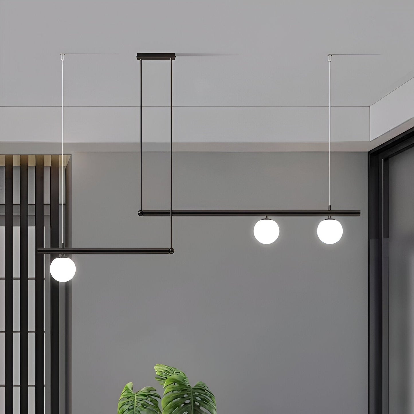 Brehn | Nordic Glass Linear Luxus Pendelleuchte