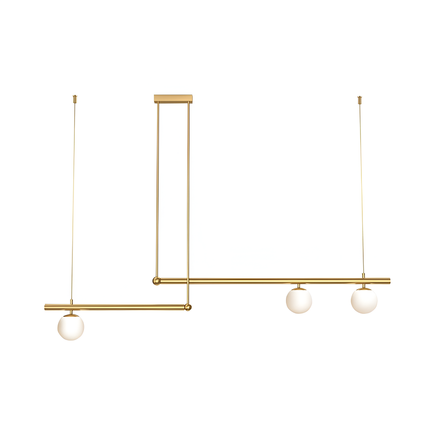 Brehn | Nordic Glass Linear Luxus Pendelleuchte