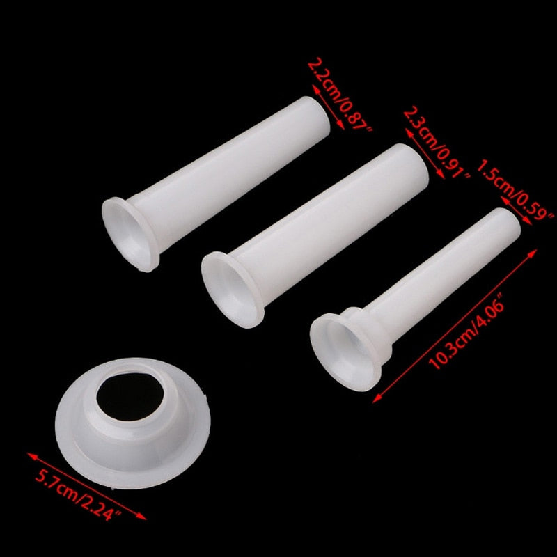 3pcs DIY Wursthersteller Trichter Düsen Wurstfüller Füllröhren | Brehn