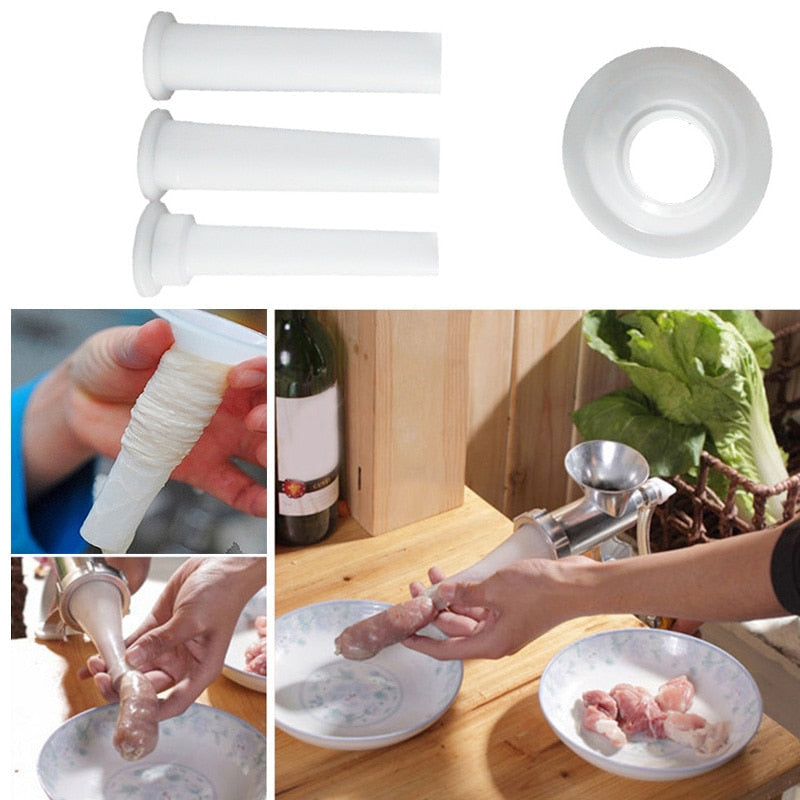 3pcs DIY Wursthersteller Trichter Düsen Wurstfüller Füllröhren | Brehn