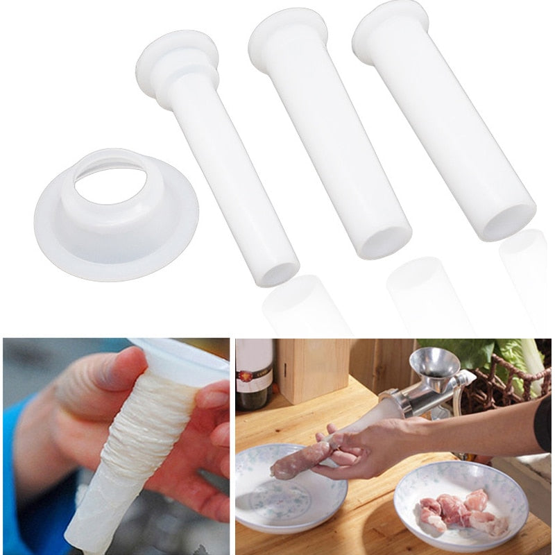 3pcs DIY Wursthersteller Trichter Düsen Wurstfüller Füllröhren | Brehn