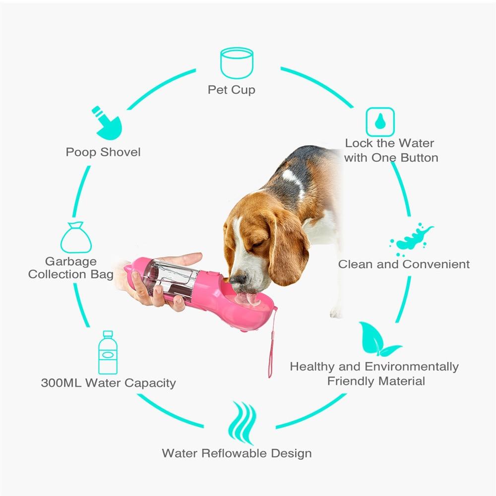 4 in 1 Hundewasserflasche | Brehn