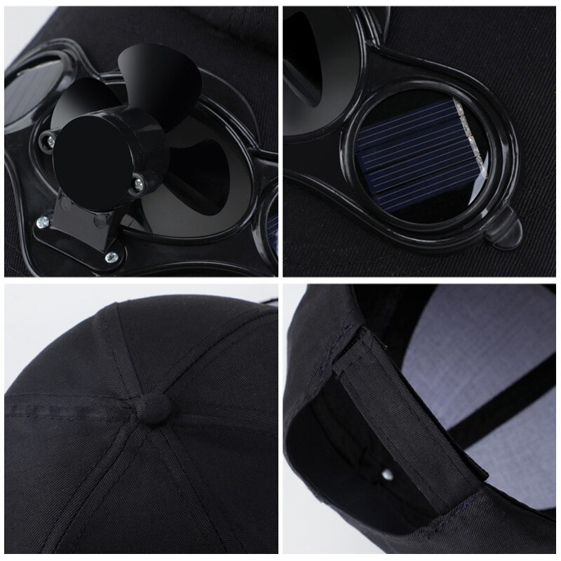Solar Fan Sommer Outdoor Baseball Cap | Brehn