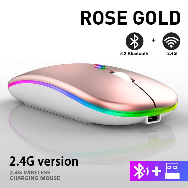 Brehn | Eindhoven Drahtlose LED-Maus | Wiederaufladbare Bluetooth-Maus