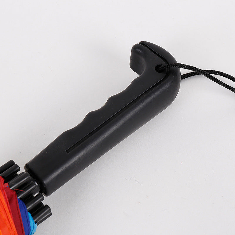 Damen automatischer und windfester Regenschirm mit ergonomischem Griff Brehn