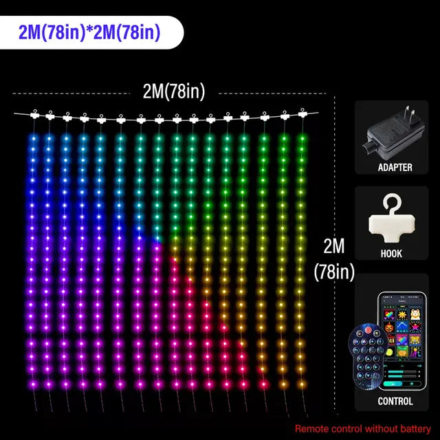 Brehn | Leuchtende LED Rhythmusvorhänge