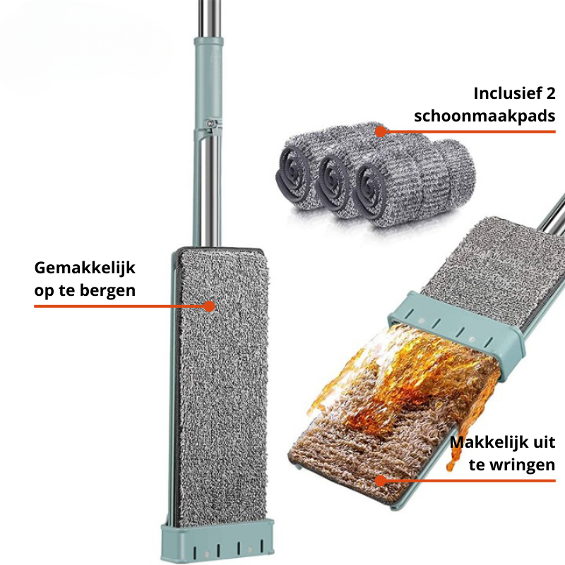 Brehn | EasyMop | Sparen Sie Zeit und Mühe mit der praktischen Auswringfunktion
