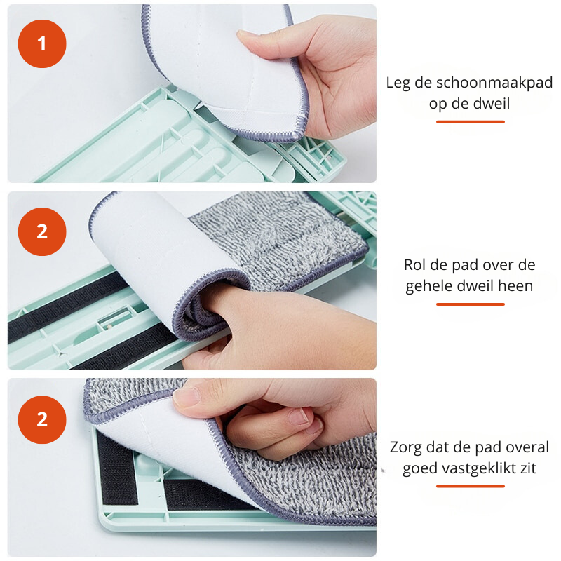 Brehn | EasyMop | Sparen Sie Zeit und Mühe mit der praktischen Auswringfunktion