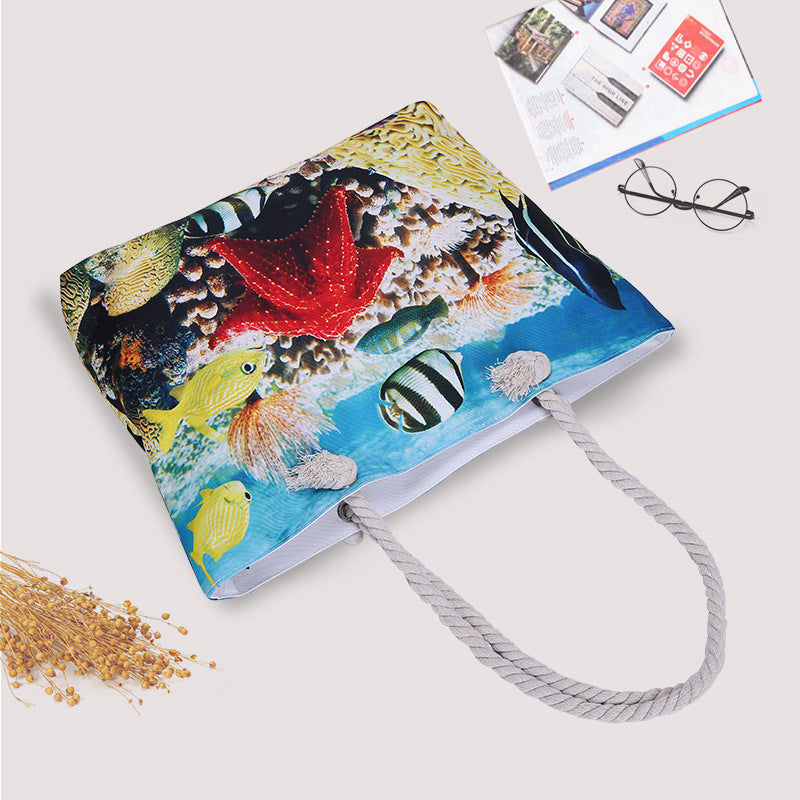 Strandtasche mit Maritimem Design Brehn