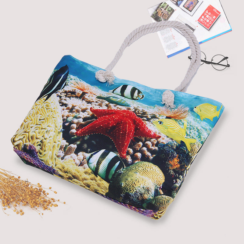 Strandtasche mit Maritimem Design Brehn