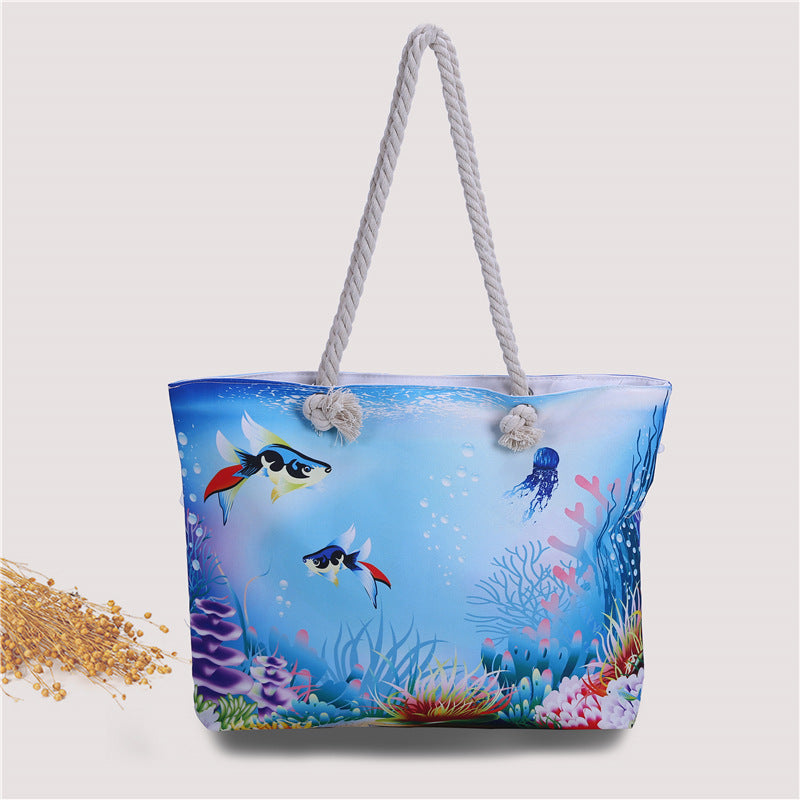 Strandtasche mit Maritimem Design Brehn