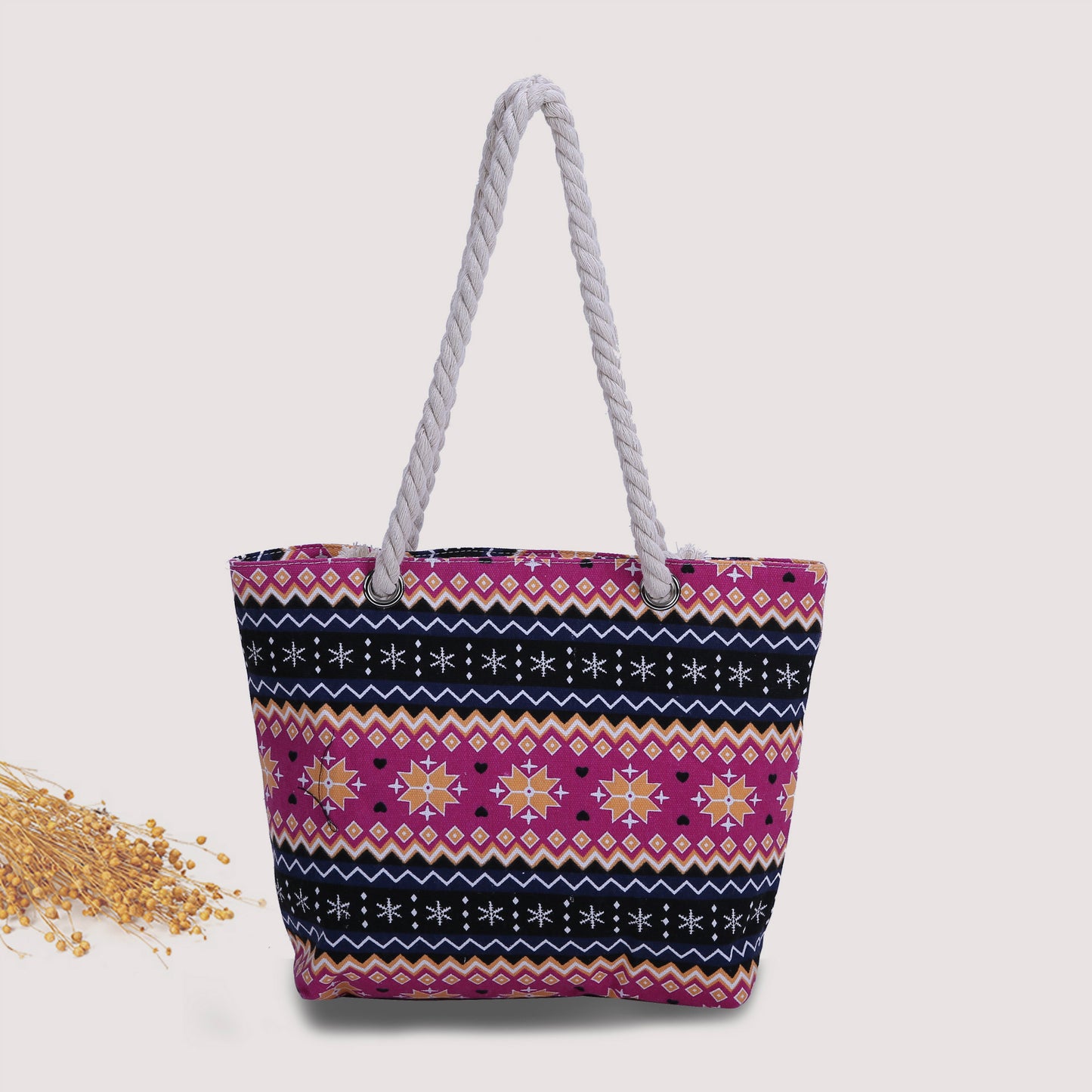 Modische Strandtasche mit Robustem Baumwollgewebe Brehn