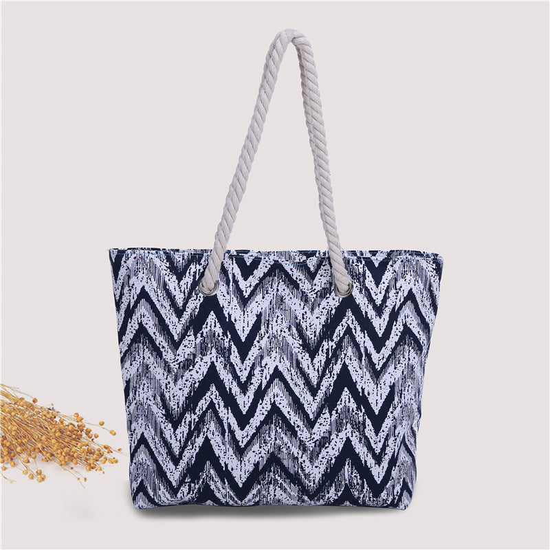 Geräumige Tasche mit Maritimem Muster Brehn