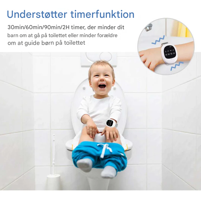 Kabelloser Bettnässeralarm mit Vibrationssignal und Timerfunktion – USB-aufladbar