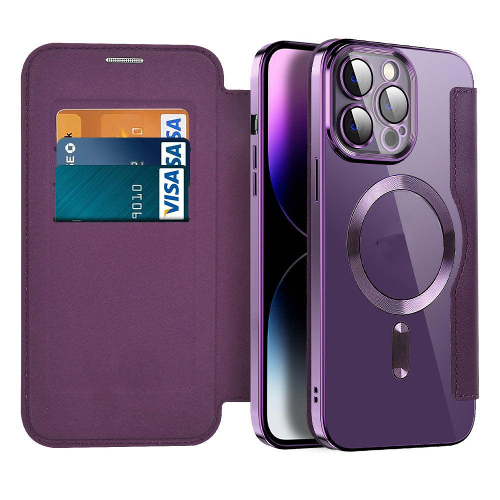 Brehn | Flip Case mit Magnetfunktion für das Handy