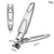 Brehn | Slim Cut Tragbare Nagelknipser