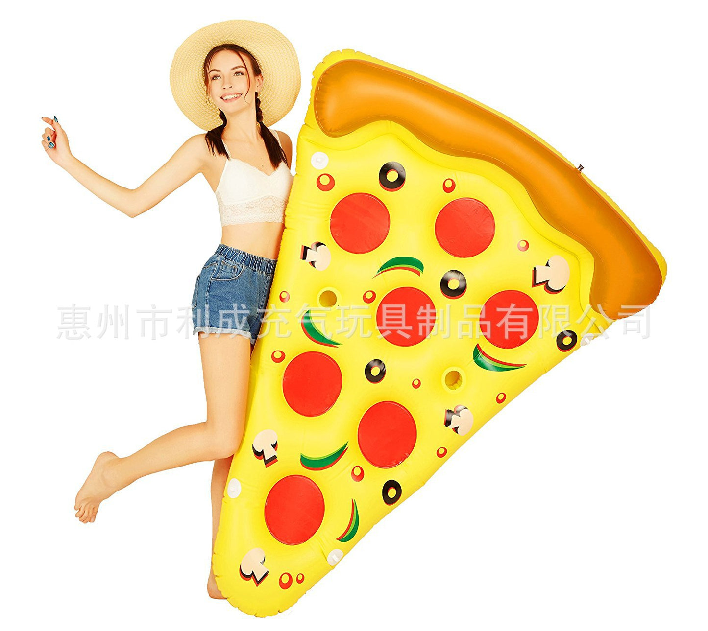 Damen aufblasbare Pizza-Liege Brehn
