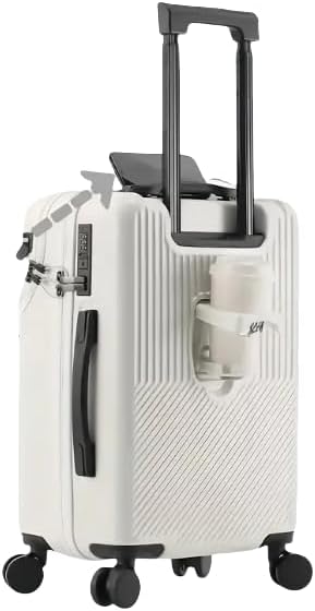 Hartschalen-Handgepäck mit Becherhalter, USB-Anschluss und TSA-Schloss | Brehn