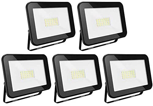 5X LED Fluter Außen Scheinwerfer Außenstrahler | Brehn