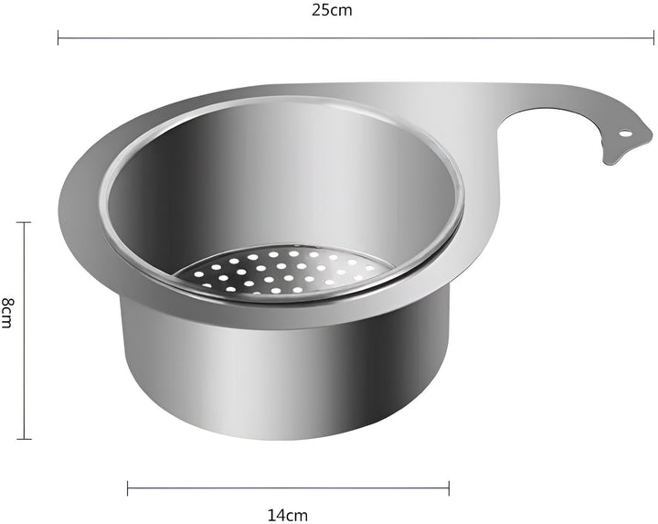 Abflusssieb – Praktisches Küchenzubehör | Verhindert Verstopfungen | Brehn
