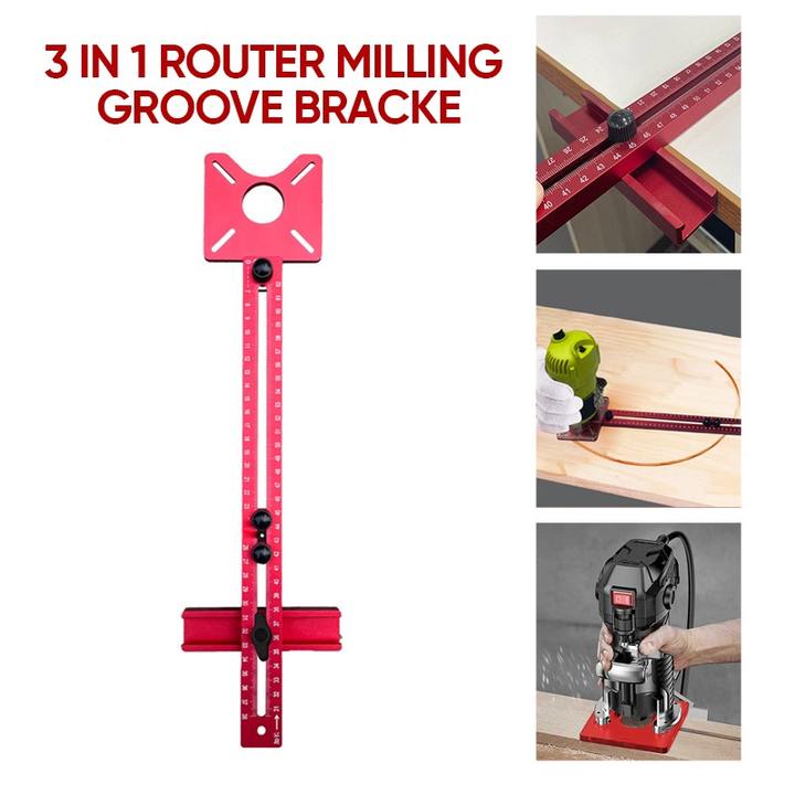 Brehn | 3 IN 1 ROUTER FRÄSEN RILLENHALTER