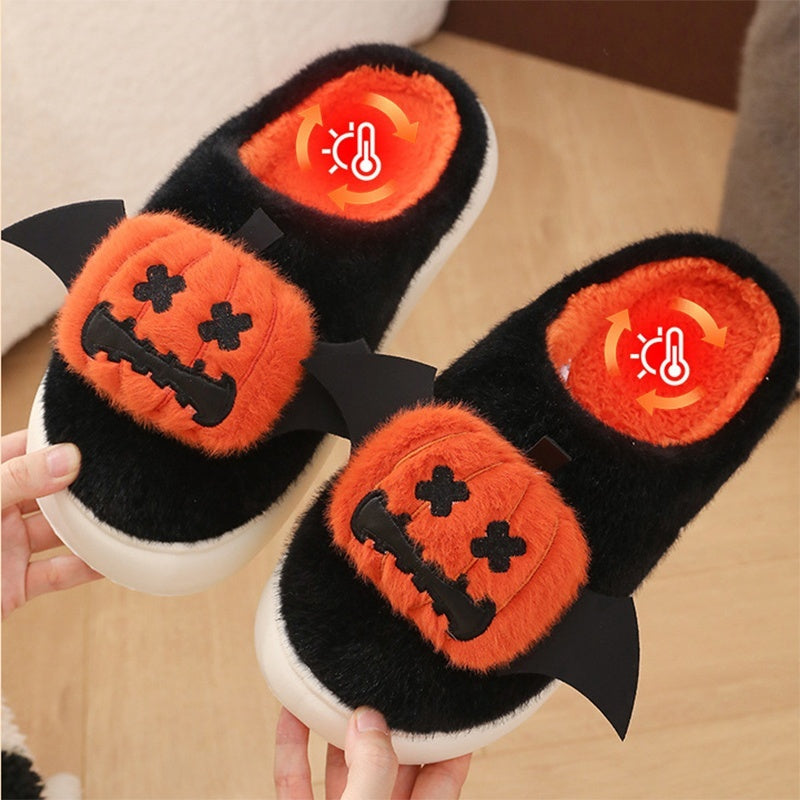 Halloween Hausschuhe – Warme rutschfeste Hausschuhe mit Cartoon-Design | Brehn
