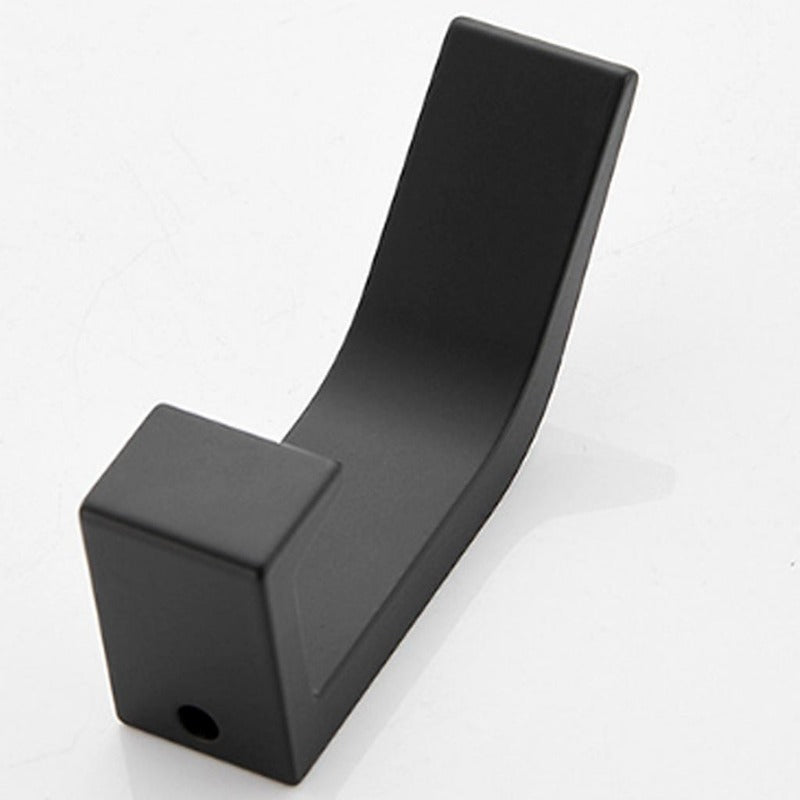 Brehn | Aviro Aluminium Wandhaken Schwarz/Weiß - Moderne Dekorative Garderobenhaken